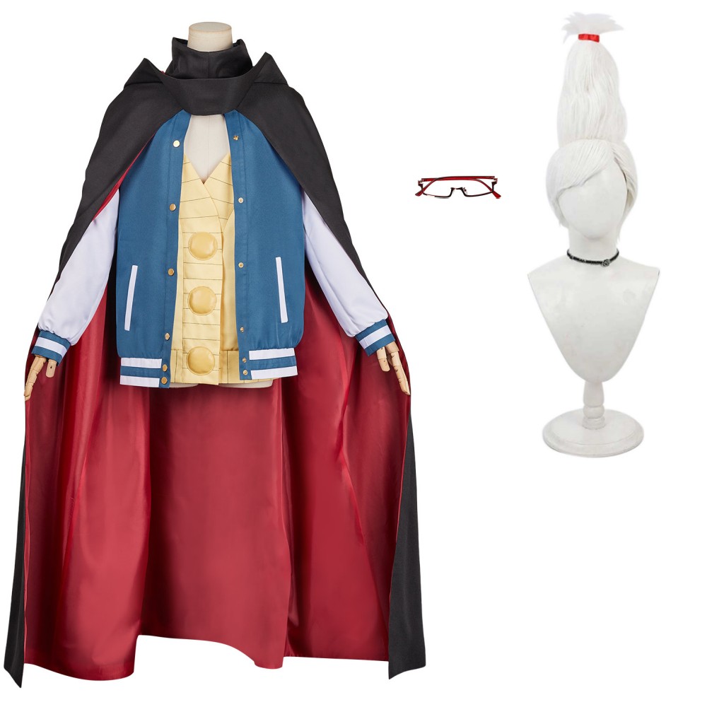 Dandadan Seiko Ayase Cape Jacket Fullset Cosplay Costume Halloween Carnival Outfit