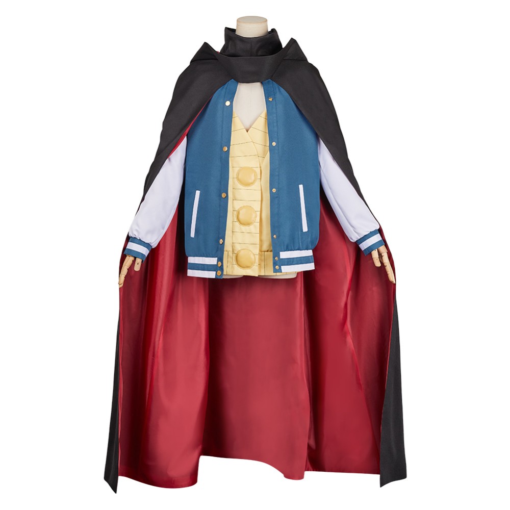 Dandadan Seiko Ayase Cape Jacket Fullset Cosplay Costume Halloween Carnival Outfit
