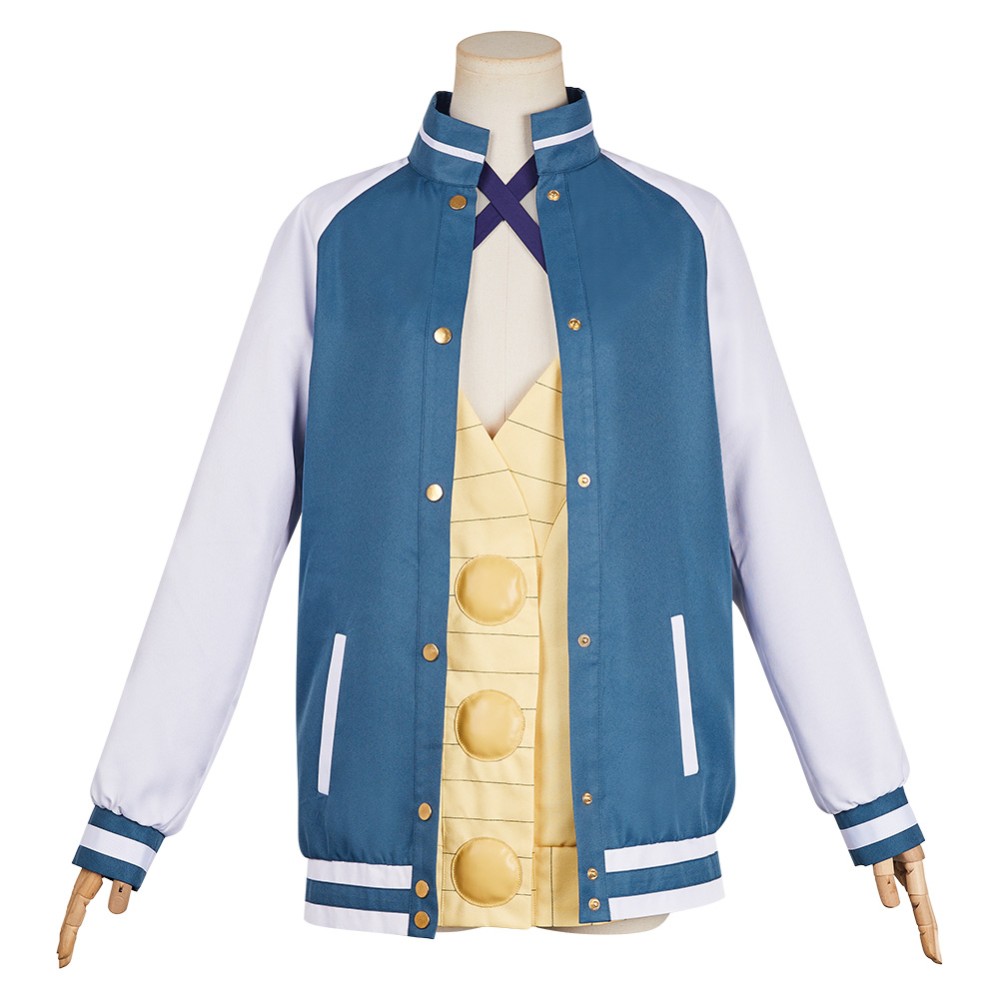 Dandadan Seiko Ayase Cape Jacket Fullset Cosplay Costume Halloween Carnival Outfit