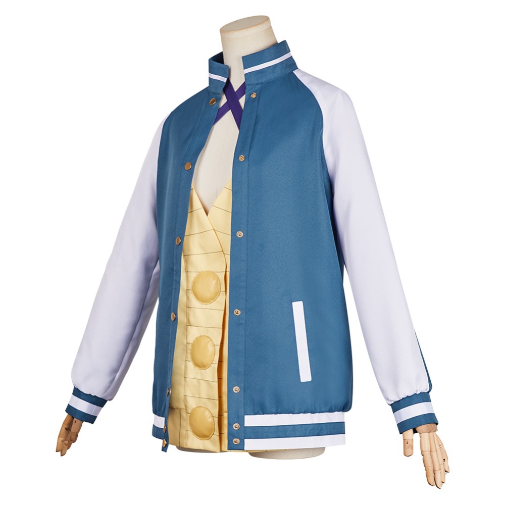 Dandadan Seiko Ayase Cape Jacket Fullset Cosplay Costume Halloween Carnival Outfit