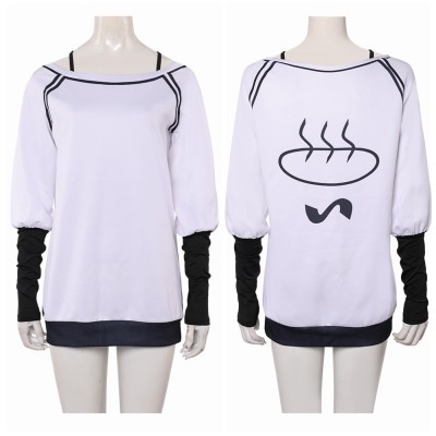 Dandadan Season 2 Momo Ayase White Oversize Top Shirt Party Cosplay Costume Halloween Carnival