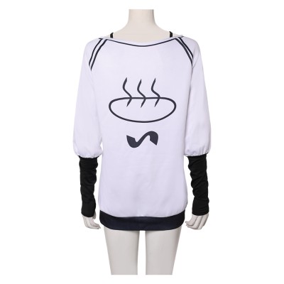 Dandadan Season 2 Momo Ayase White Oversize Top Shirt Party Cosplay Costume Halloween Carnival