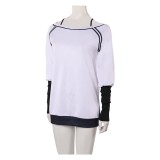 Dandadan Season 2 Momo Ayase White Oversize Top Shirt Party Cosplay Costume Halloween Carnival