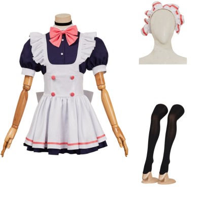 Dandadan Season 2 Momo Ayase Maiden Dress Cosplay Costume Halloween Carnival Outfit