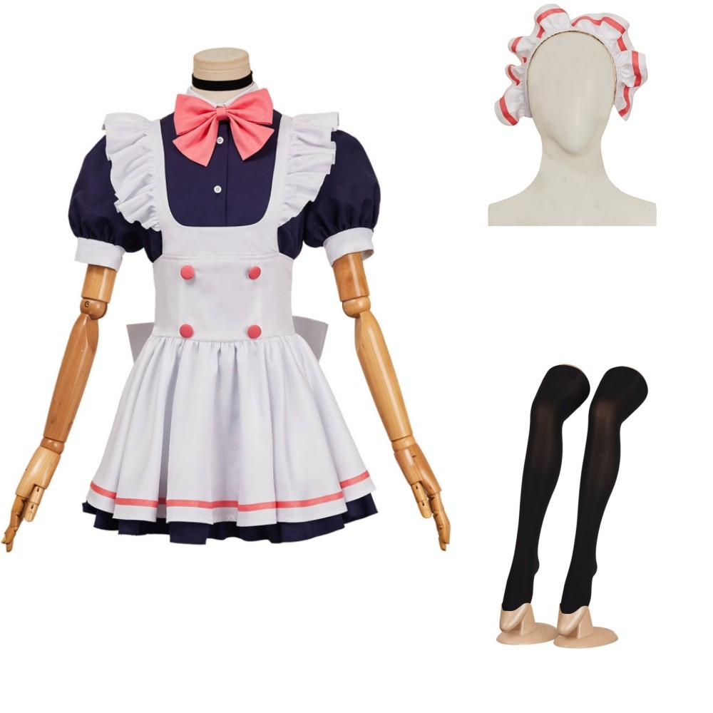 Dandadan Season 2 Momo Ayase Maiden Dress Cosplay Costume Halloween Carnival Outfit