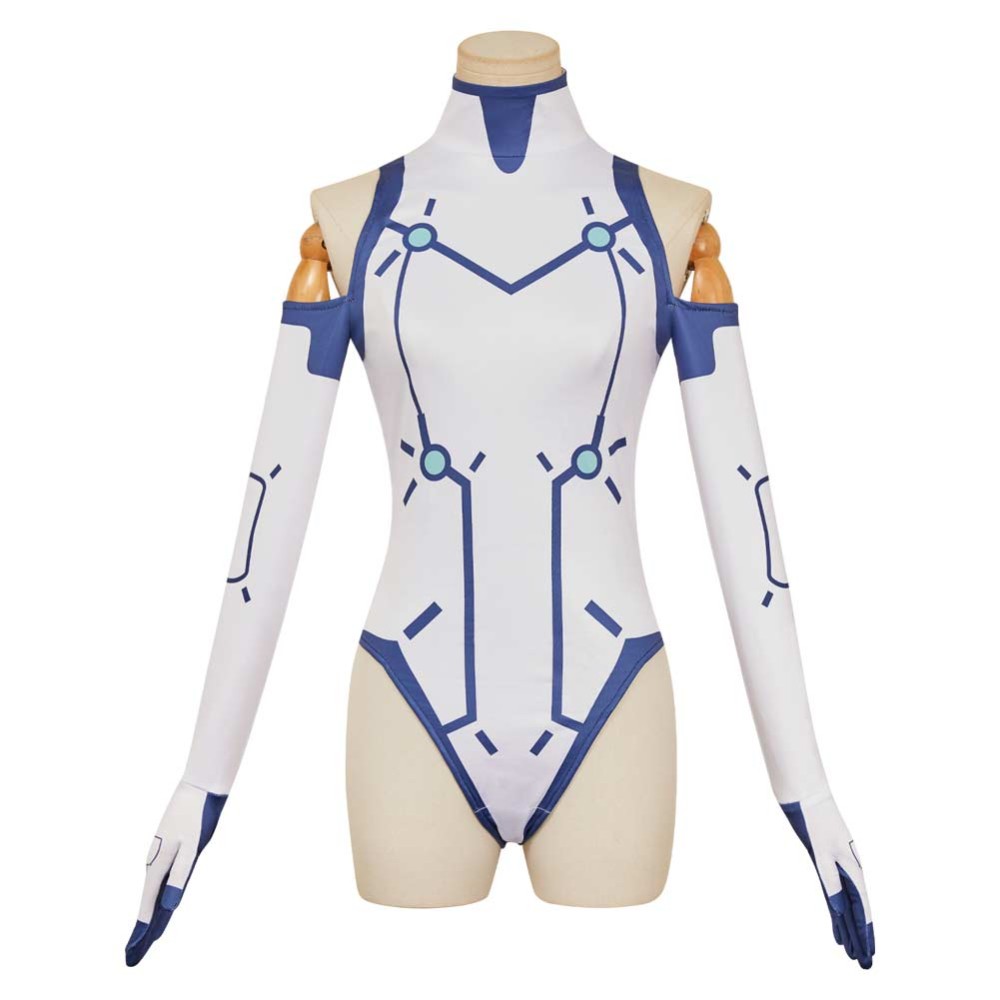 Dandadan Season 2 Bamora Woman White Junpsuit Party Cosplay Costume Halloween Carnival