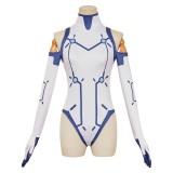 Dandadan Season 2 Bamora Woman White Junpsuit Party Cosplay Costume Halloween Carnival