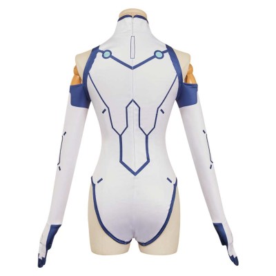 Dandadan Season 2 Bamora Woman White Junpsuit Party Cosplay Costume Halloween Carnival