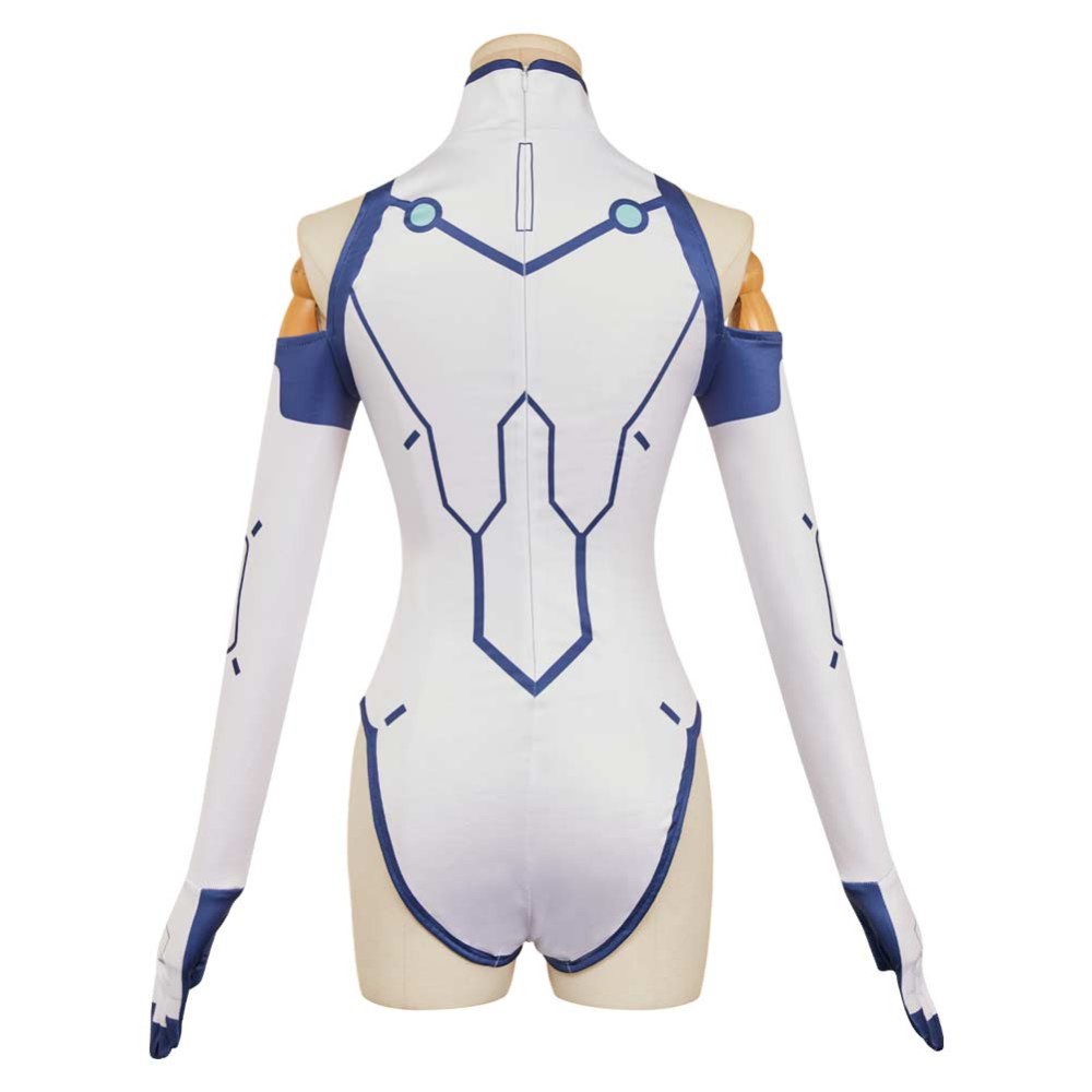 Dandadan Season 2 Bamora Woman White Junpsuit Party Cosplay Costume Halloween Carnival