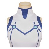Dandadan Season 2 Bamora Woman White Junpsuit Party Cosplay Costume Halloween Carnival