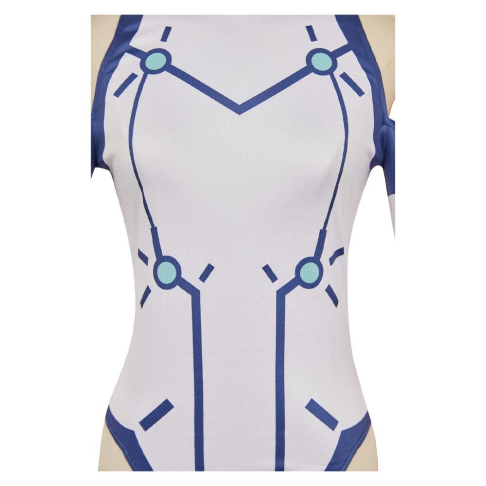 Dandadan Season 2 Bamora Woman White Junpsuit Party Cosplay Costume Halloween Carnival