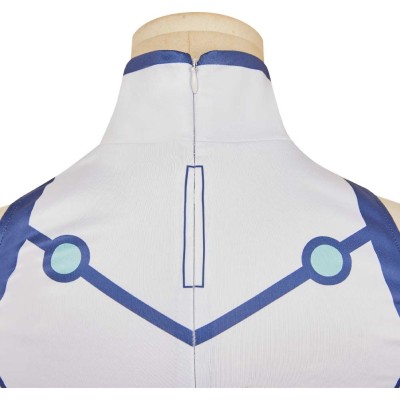 Dandadan Season 2 Bamora Woman White Junpsuit Party Cosplay Costume Halloween Carnival