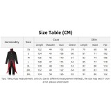 Dandadan Okarun Black Red Coat Cosplay Costume Halloween Carnival Outfit