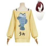 Dandadan Momo Ayase Yellow Casual Cosplay Costume Halloween Carnival Outfit