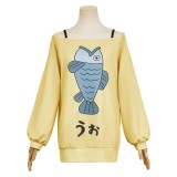 Dandadan Momo Ayase Yellow Casual Cosplay Costume Halloween Carnival Outfit
