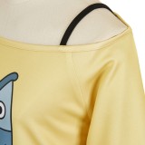Dandadan Momo Ayase Yellow Casual Cosplay Costume Halloween Carnival Outfit