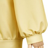 Dandadan Momo Ayase Yellow Casual Cosplay Costume Halloween Carnival Outfit