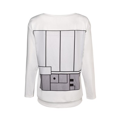 Dandadan Momo Ayase Women White Top Suit Cosplay Costume Halloween Carnival Outfit