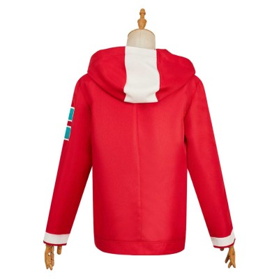Dandadan Momo Ayase Red Jacket Cosplay Costume Halloween Carnival Outfit