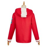 Dandadan Momo Ayase Red Jacket Cosplay Costume Halloween Carnival Outfit