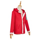 Dandadan Momo Ayase Red Jacket Cosplay Costume Halloween Carnival Outfit
