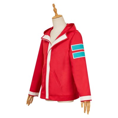 Dandadan Momo Ayase Red Jacket Cosplay Costume Halloween Carnival Outfit