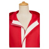 Dandadan Momo Ayase Red Jacket Cosplay Costume Halloween Carnival Outfit