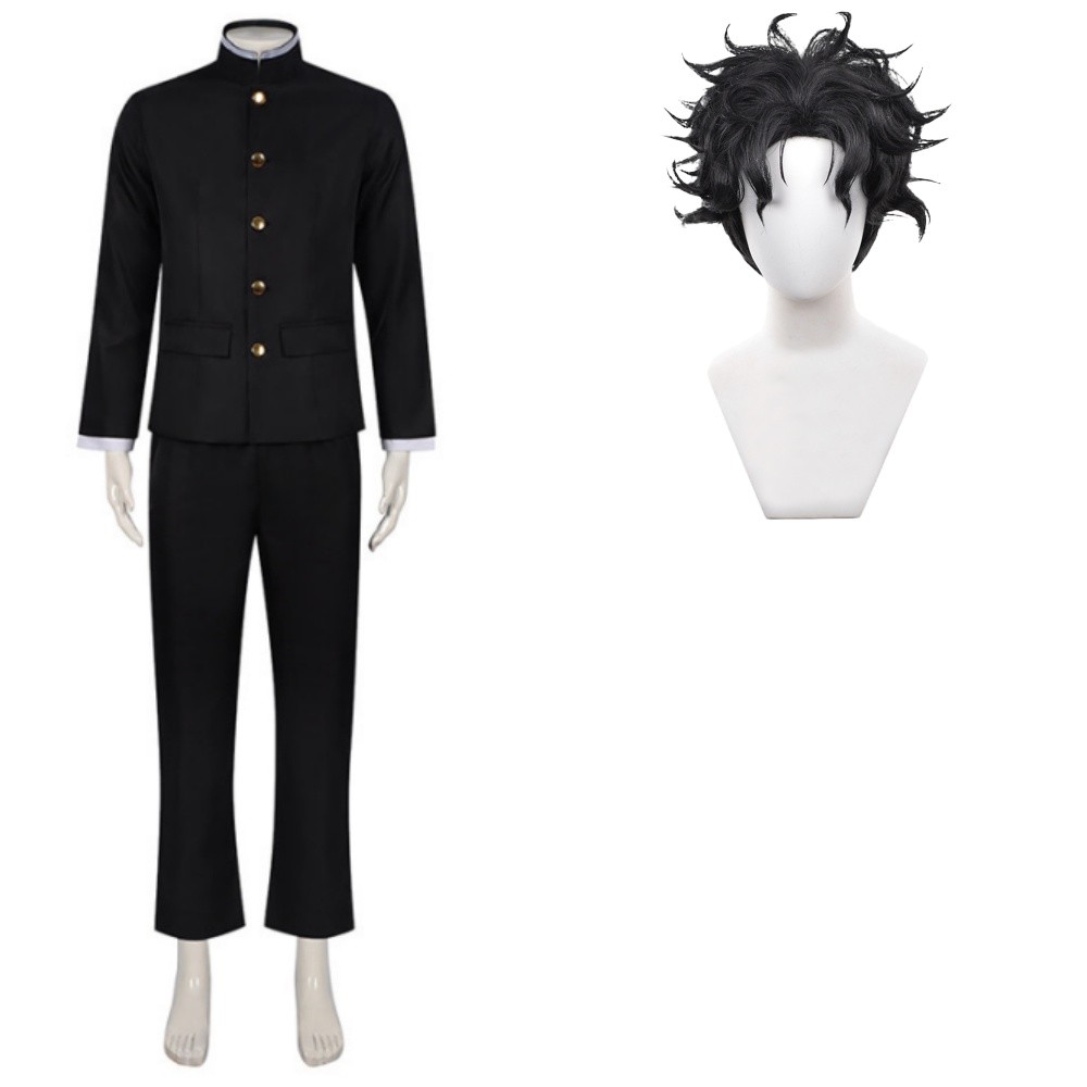 Dandadan Ken Takakura School Uniform Cosplay Costume Halloween Carnival Outfit