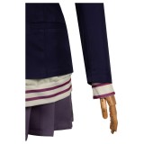 Dandadan Aira Shiratori Women Blue Uniform Dress Suit Cosplay Costume Halloween Carnival Outfit