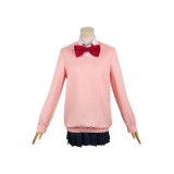 Dandadan 2024 Momo Ayase Women Pink Uniform Suit Cosplay Costume Halloween Carnival Outfit