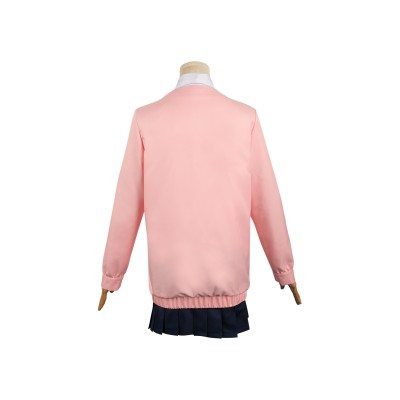 Dandadan 2024 Momo Ayase Women Pink Uniform Suit Cosplay Costume Halloween Carnival Outfit