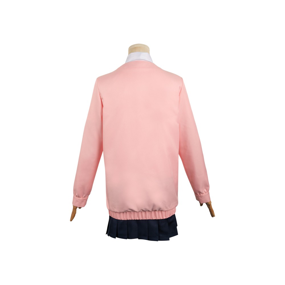Dandadan 2024 Momo Ayase Women Pink Uniform Suit Cosplay Costume Halloween Carnival Outfit