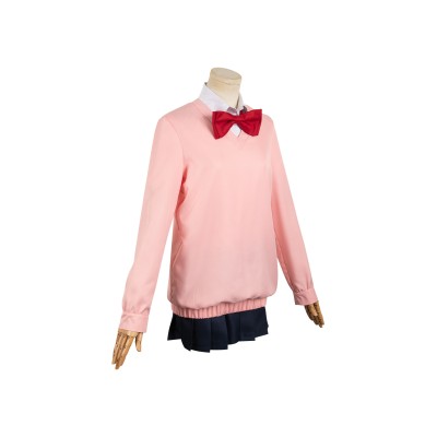 Dandadan 2024 Momo Ayase Women Pink Uniform Suit Cosplay Costume Halloween Carnival Outfit