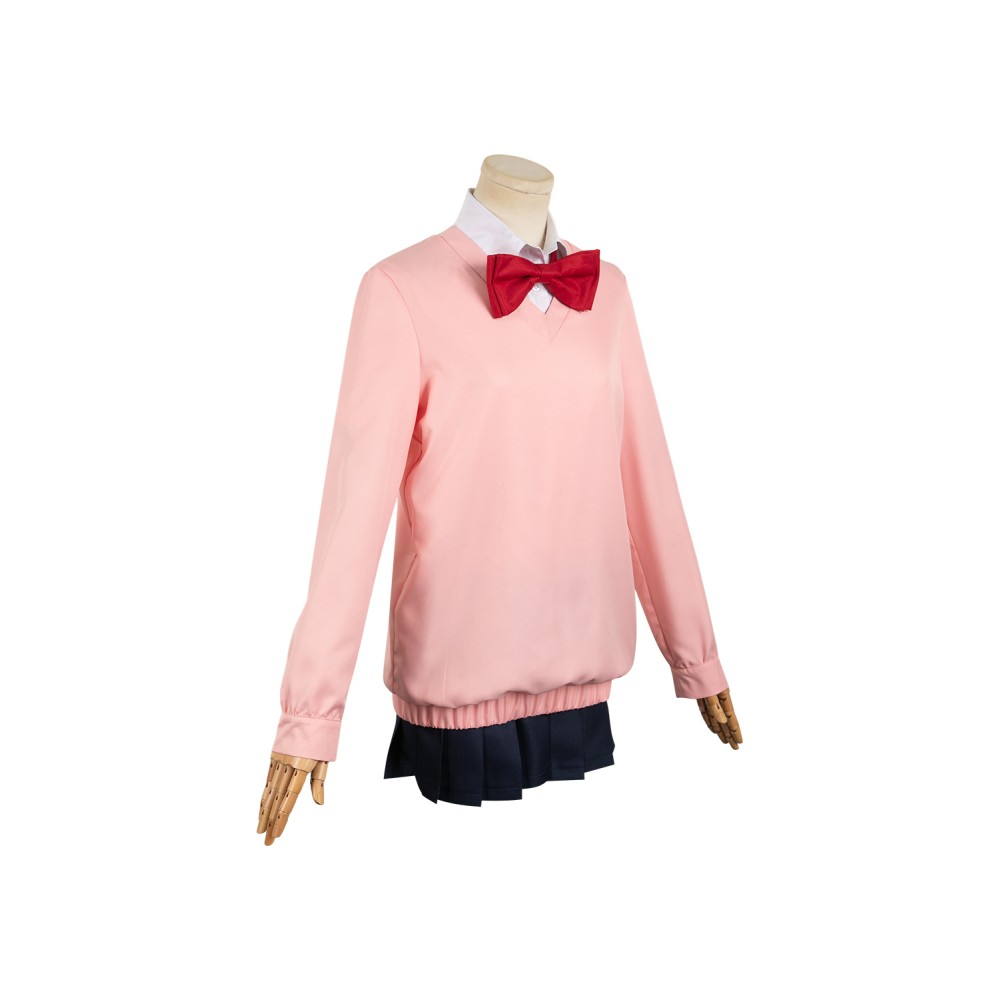 Dandadan 2024 Momo Ayase Women Pink Uniform Suit Cosplay Costume Halloween Carnival Outfit
