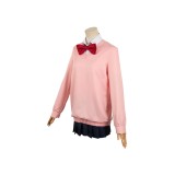 Dandadan 2024 Momo Ayase Women Pink Uniform Suit Cosplay Costume Halloween Carnival Outfit