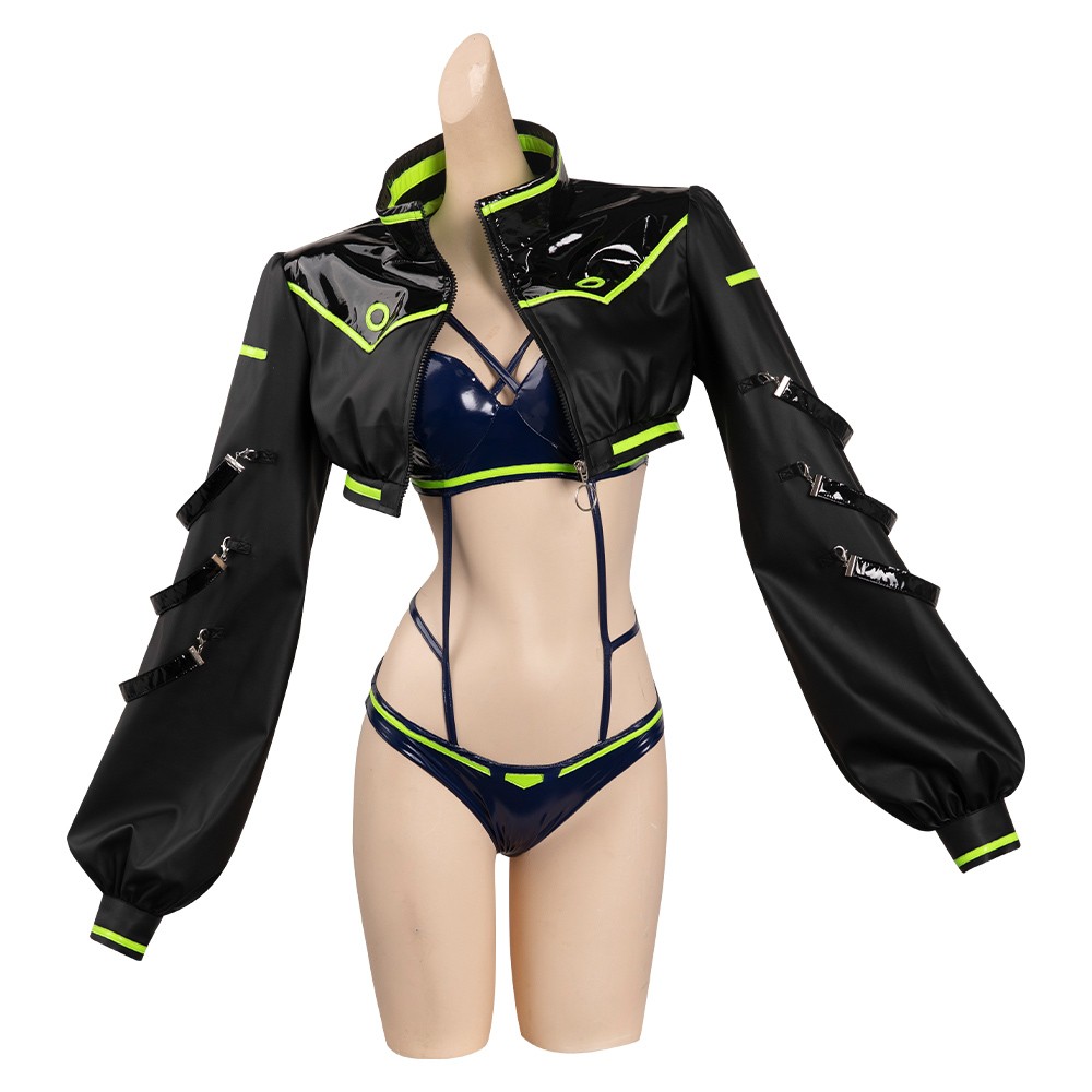 Cyberpunk: Edgerunners Rebecca Bunny Girl Suit Cosplay Costume Halloween Carnival Outfit