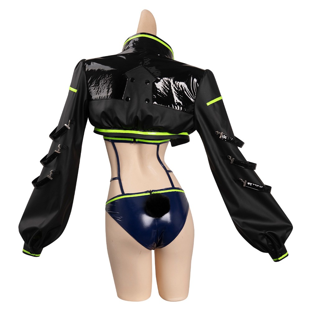 Cyberpunk: Edgerunners Rebecca Bunny Girl Suit Cosplay Costume Halloween Carnival Outfit