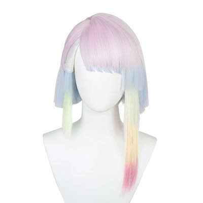 Cyberpunk: Edgerunners Lucy Wig Heat Resistant Synthetic Hair Party Props Cosplay Costume Halloween Carnival