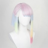 Cyberpunk: Edgerunners Lucy Wig Heat Resistant Synthetic Hair Party Props Cosplay Costume Halloween Carnival