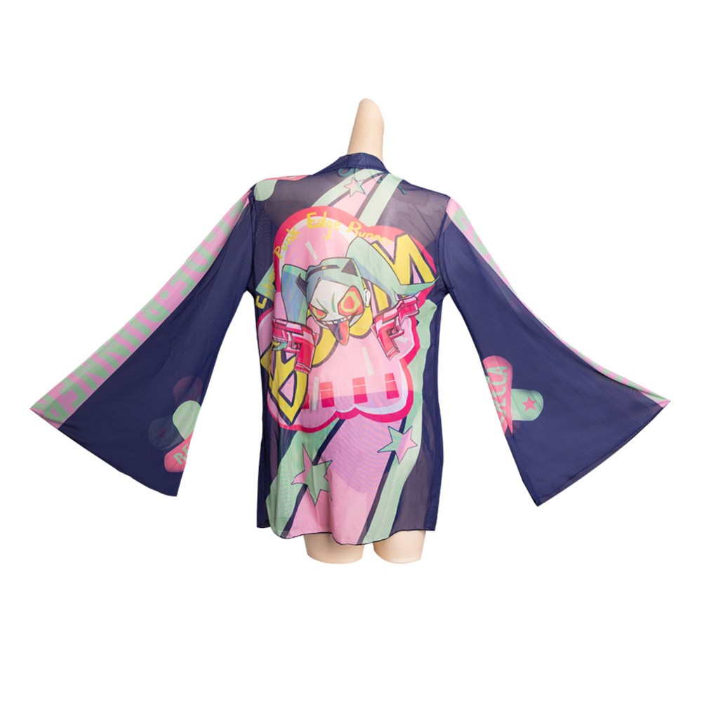 Cyberpunk Edgerunner Rebecca Swimsuit Cloak Party UUstyle® Cosplay Costume Halloween Carnival Outfit