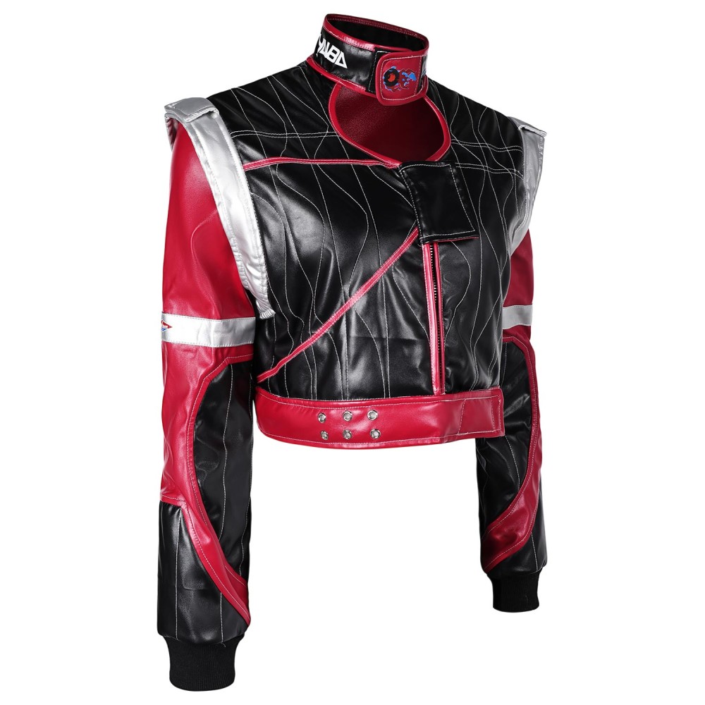 Cyberpunk 2077 Panam Palmer Printed Jacket Suit Cosplay Costume Halloween Carnival Outfit