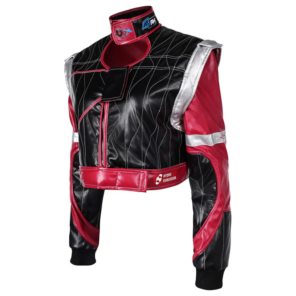 Cyberpunk 2077 Panam Palmer Printed Jacket Suit Cosplay Costume Halloween Carnival Outfit