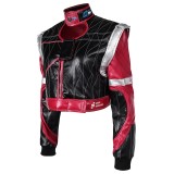 Cyberpunk 2077 Panam Palmer Printed Jacket Suit Cosplay Costume Halloween Carnival Outfit