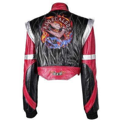 Cyberpunk 2077 Panam Palmer Printed Jacket Suit Cosplay Costume Halloween Carnival Outfit