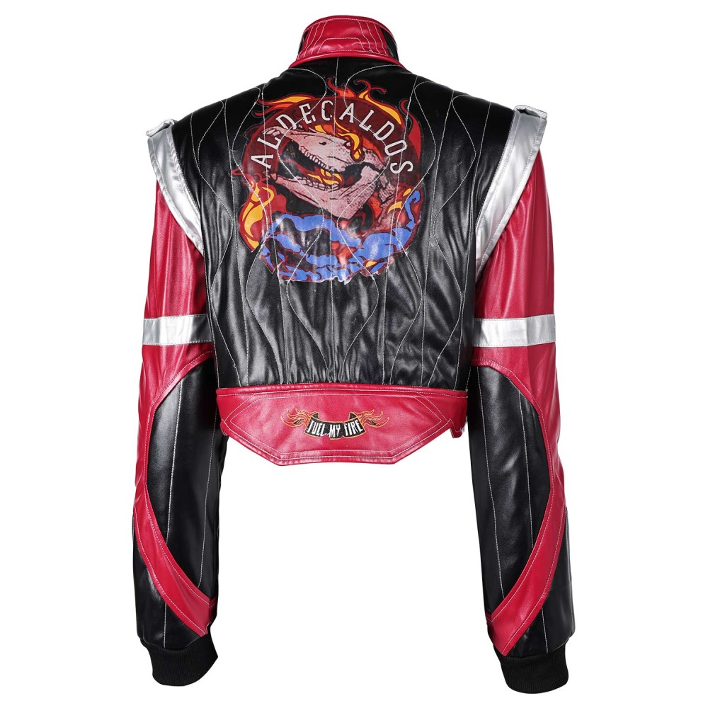 Cyberpunk 2077 Panam Palmer Printed Jacket Suit Cosplay Costume Halloween Carnival Outfit