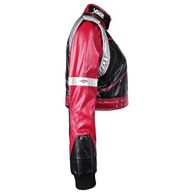 Cyberpunk 2077 Panam Palmer Printed Jacket Suit Cosplay Costume Halloween Carnival Outfit