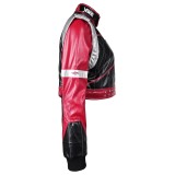 Cyberpunk 2077 Panam Palmer Printed Jacket Suit Cosplay Costume Halloween Carnival Outfit