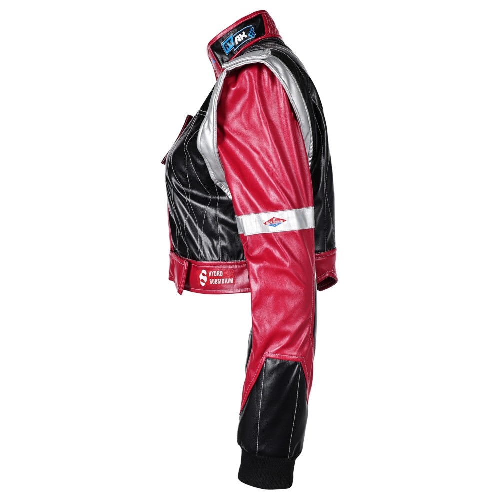 Cyberpunk 2077 Panam Palmer Printed Jacket Suit Cosplay Costume Halloween Carnival Outfit