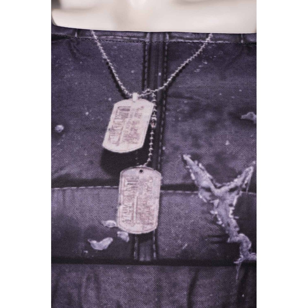 Cyberpunk 2077 Johnny Silverhand Printed Top Shirt Suit Cosplay Costume Halloween Carnival Outfit