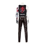 Cyberpunk 2077 Johnny Silverhand Suit Cosplay Costume Halloween Carnival Outfit